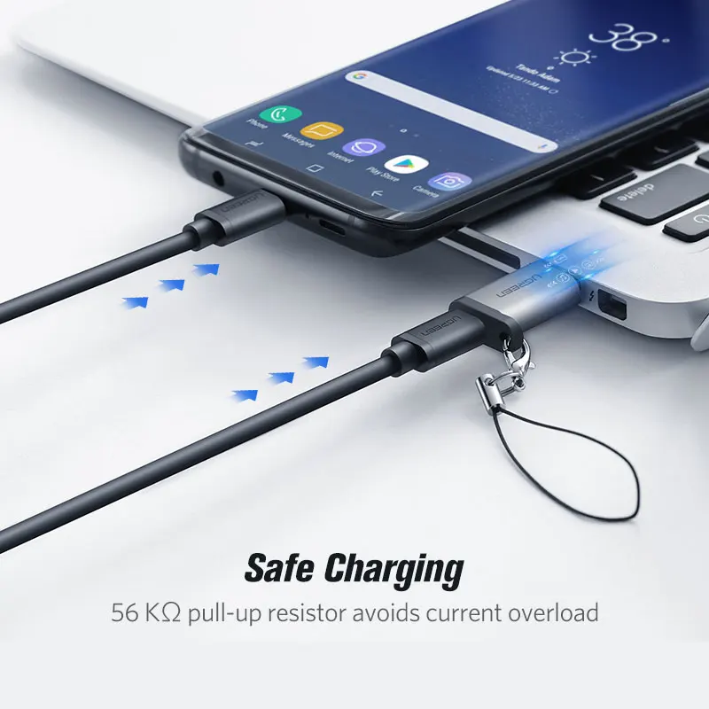 UGREEN Тип C OTG адаптер быстрой USB 3,0 к HDMI адаптер для Macbook Pro Xiaomi Android Huawei P40 конвертер кабель конвертер