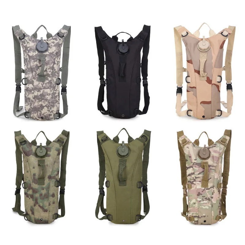 Outdoor Hunting Tactical Water Bag Backpack Camouflage Bicycle Riding
