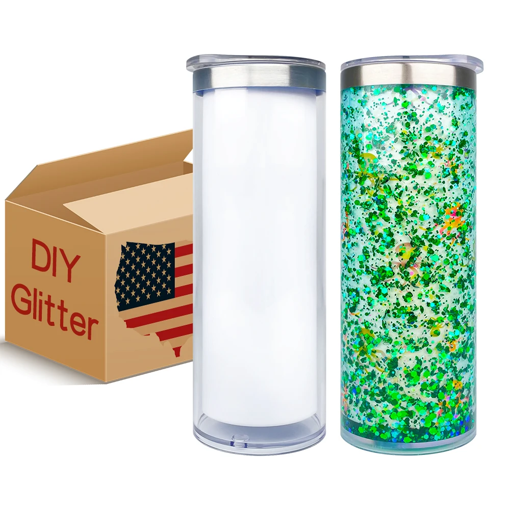 Pack: 20oz Sublimation Blanks DIY Glitter Snow Globe, 58% OFF