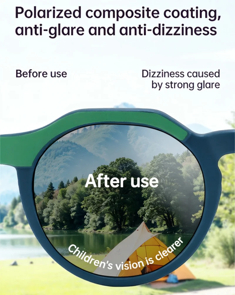 2026 New TPEE Polarized Gradient Children's Outdoor Sun Protection Girls' Sunglasses Fashionable Boys' Glasses_voghion.com