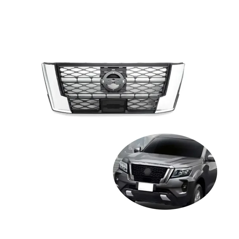 New arrivals Auto Body Kits System Car Front Grille High Chromed 4*4 Front Grille For Nissan Navara 2020 NP300 Accessories