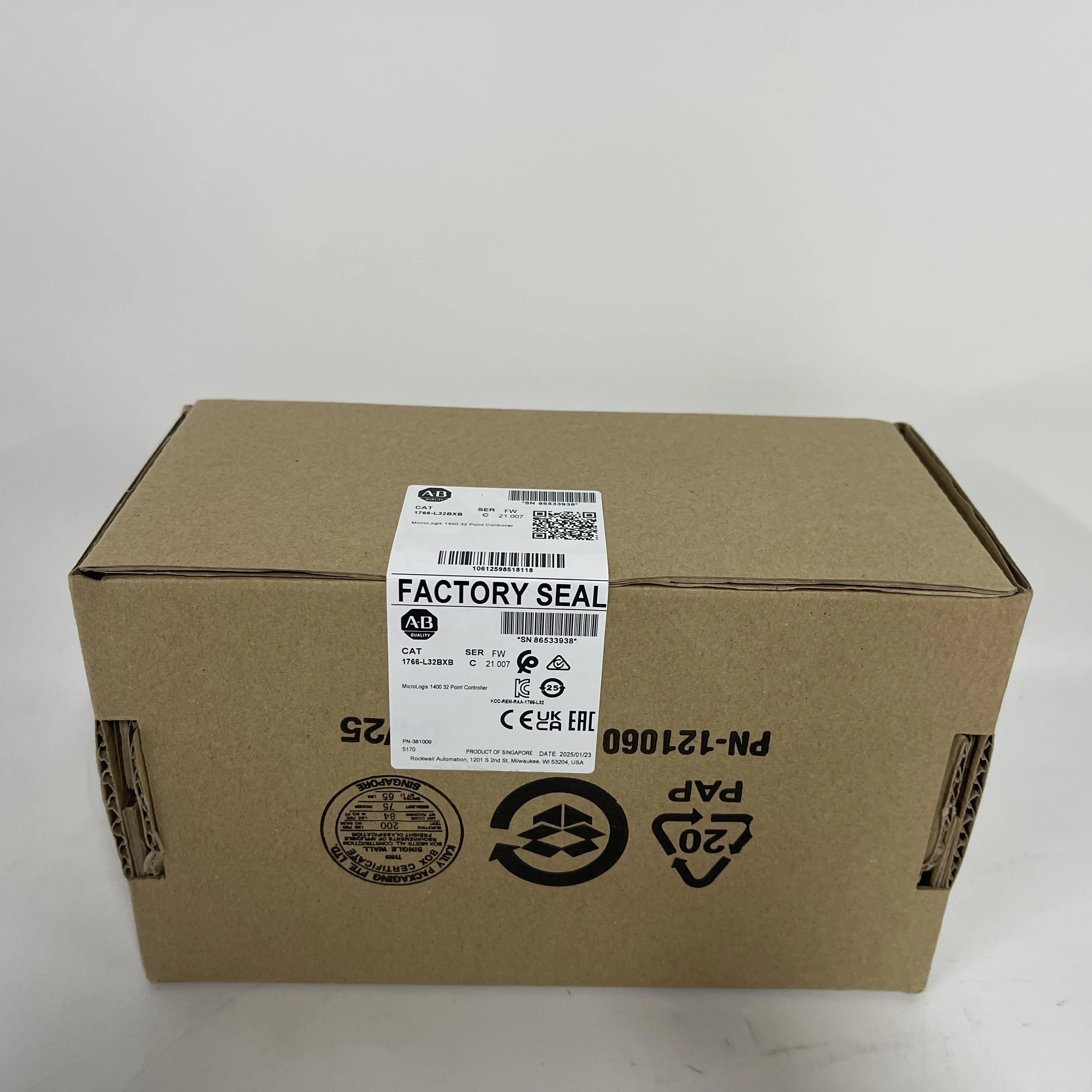 Allen-Bradley (Rockwell) ControlLogix Processor Module 1766-L32BXB