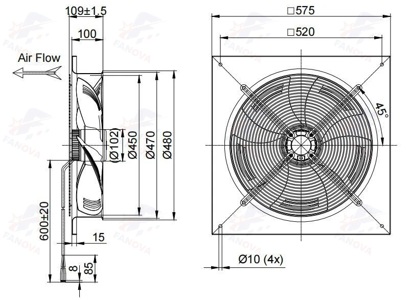 Axial Flow Fans, FANOVA - detail 12