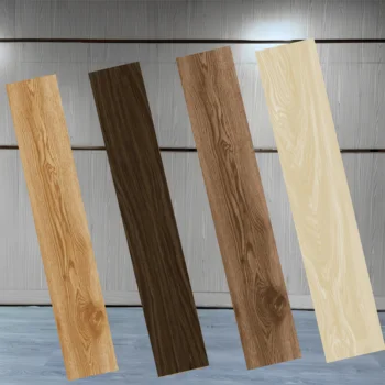 1220X184mm 2mm Lvt Self-adhesive Dry Back Vinyl Tile  Waterproof Wear Resistant Wooden Grain Plastic Pvc Flooring