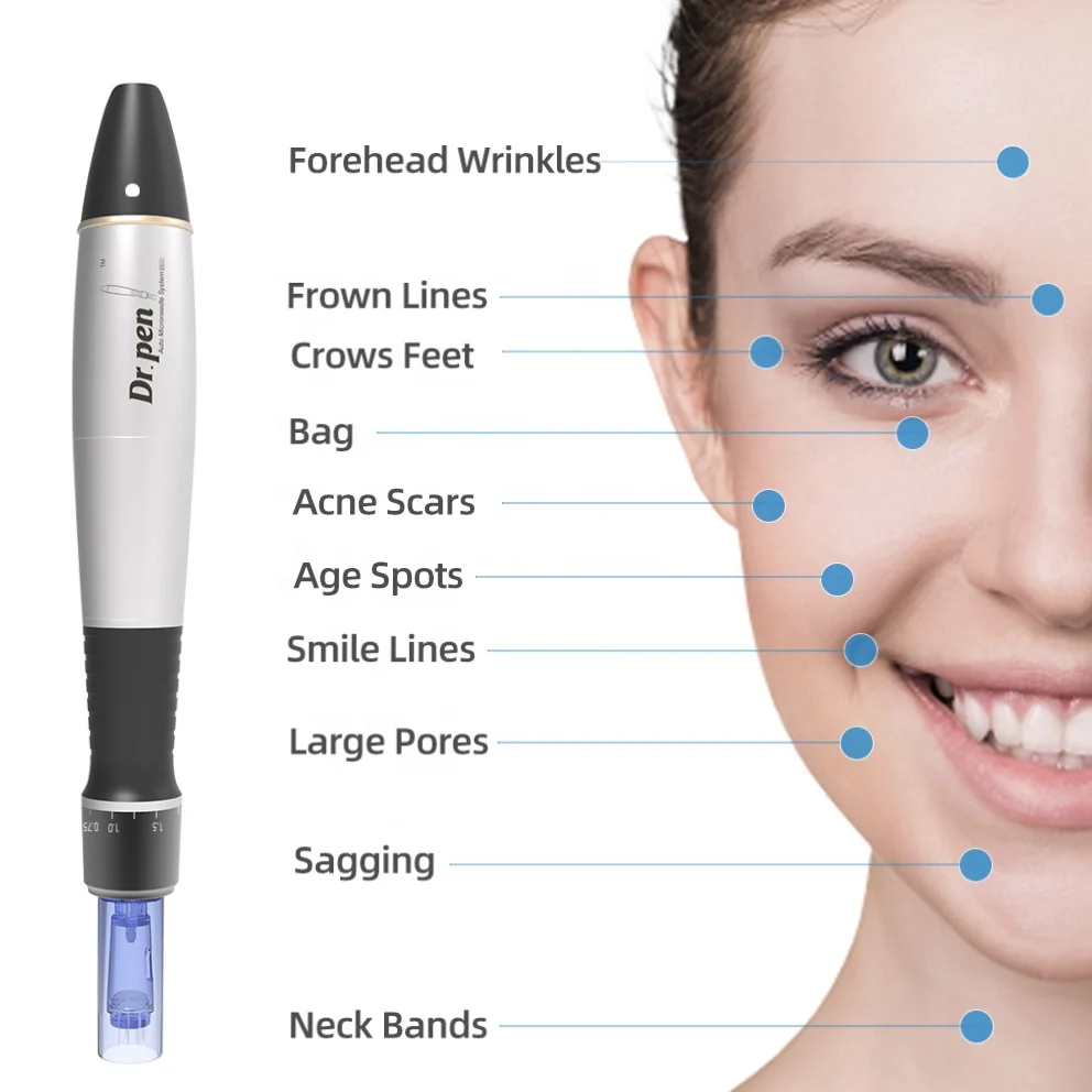 Лидер продаж, Электрическая Микро-ручка для кожи, Дерма-ручка Ultima A1 Dr. Pen, антивозрастная терапия для ухода за кожей