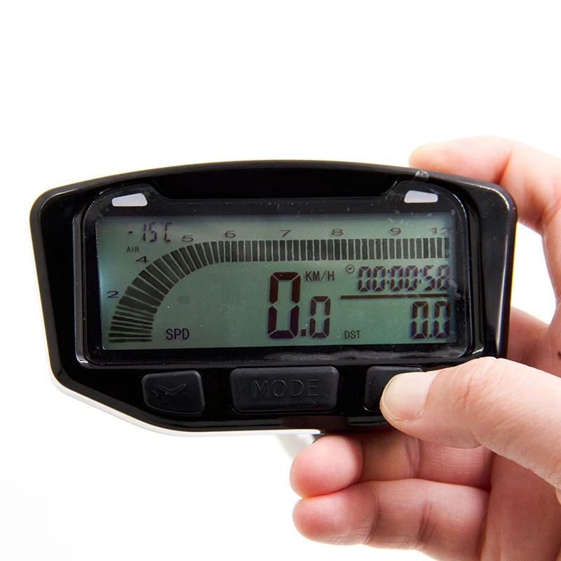 Trail Tech 752-119 Black Digital Speedometer Gauge Kit