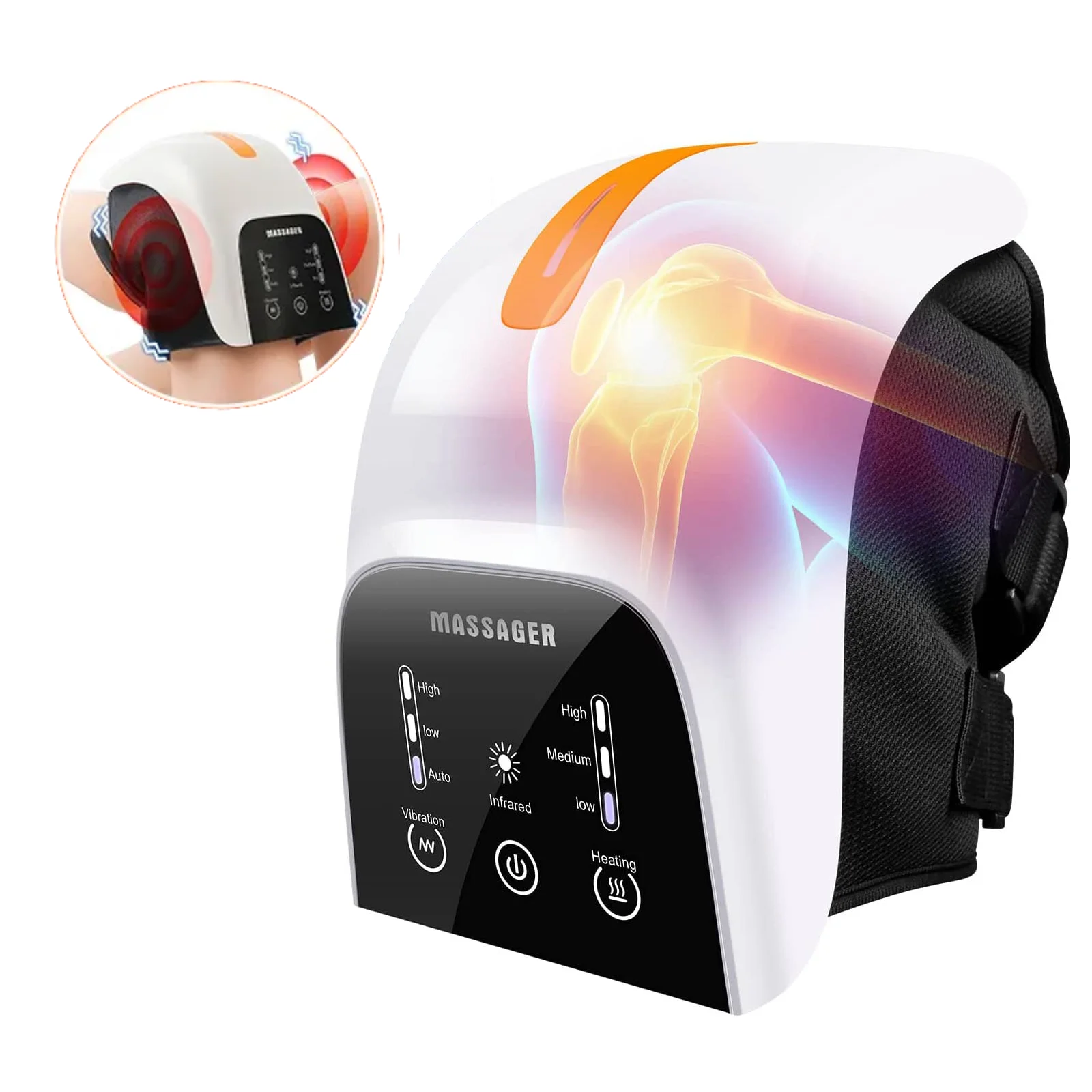 Smart 2023 Knee Thigh Calf Heat Compression Massager Red Light smart-2023-knee-thigh-calf-heat-compression-massager-red-light