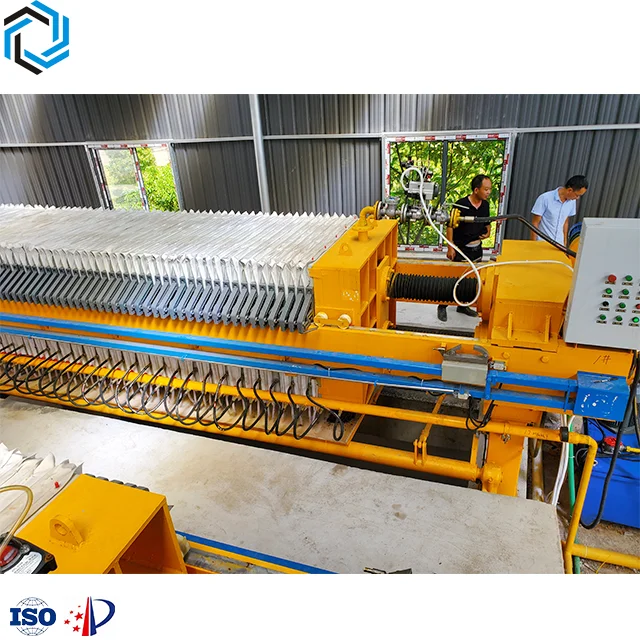 Hydraulic Diaphragm Compression Filter Press, Gypsum Wastewater Filtration Low Moisture Content Filter Press