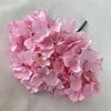 17# Rosa, hortensia de cinco cabezas sin plomo rosa oscuro