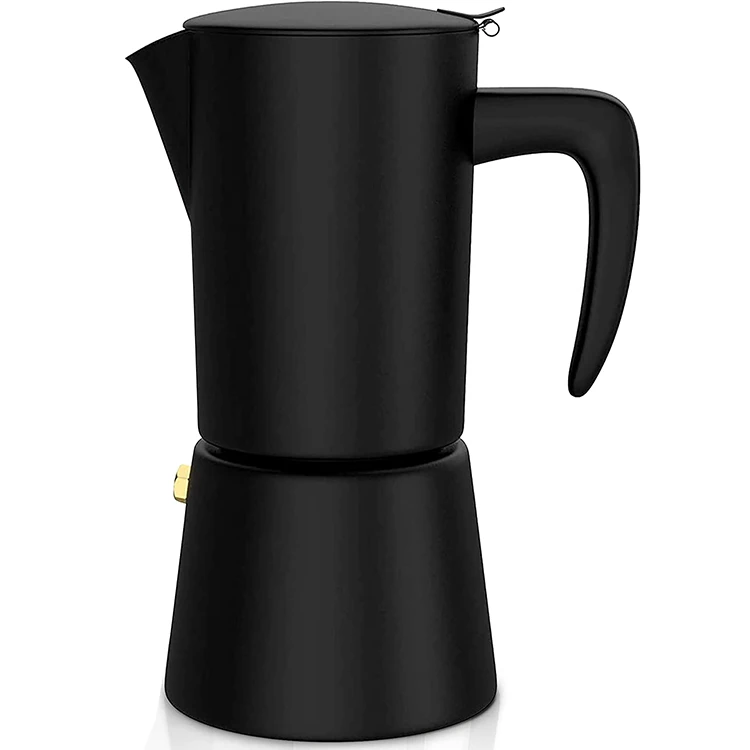 Black Color 4 Cups Portable Espresso Mocha Coffee Maker