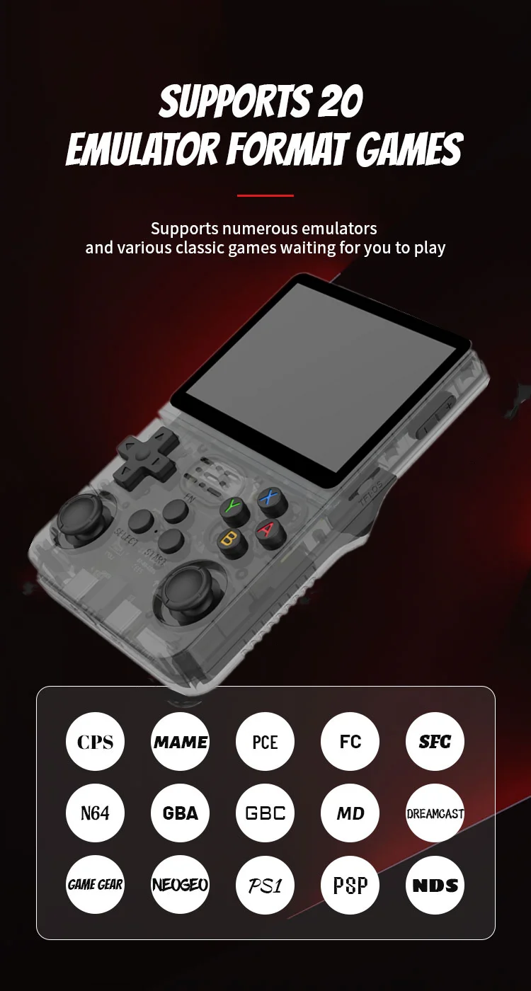 Anbernic R36s Mini Classic Child Handheld 3.5inch Retro Games