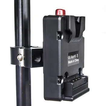 V-port Converter with Crab Clamp for CAM S6 F6 M4 Battery F970 to V-Mount Battery Power Supply Socket detail image