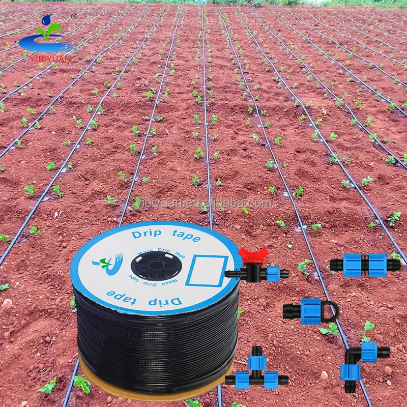 Agricultural Drip Irrigation System 1 Hectare Kit Take off Valves Drip Tape