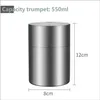 Silver tea canister-medium size