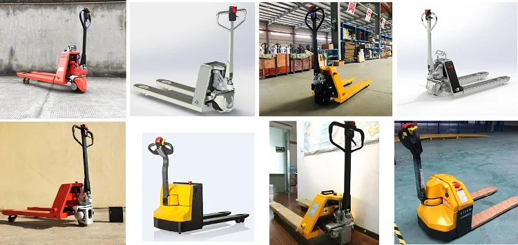 Compact mini LPF lithium electric pallet truck 1.3 ton 1.5 ton 2.0 ton with hand pallet truck function