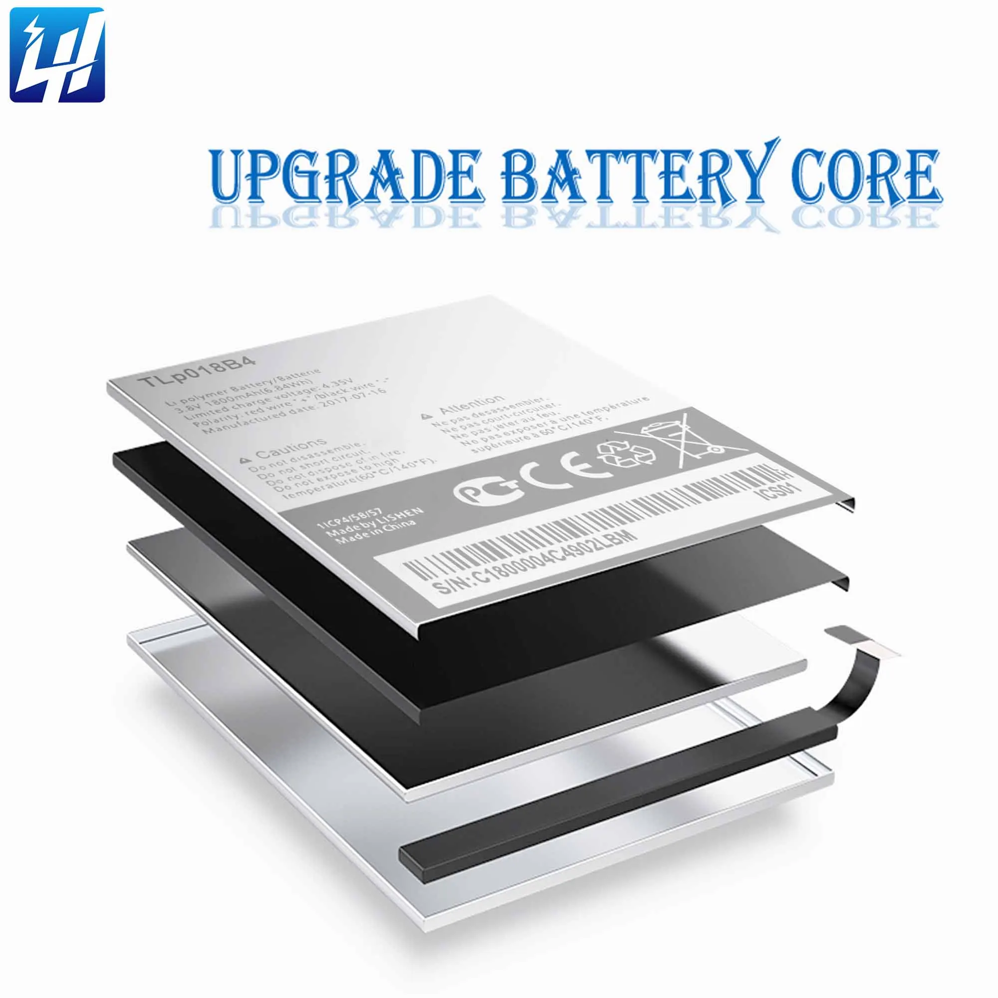 TLP018B4 Polymer Lithium Battery for Alcatel One Touch Idol