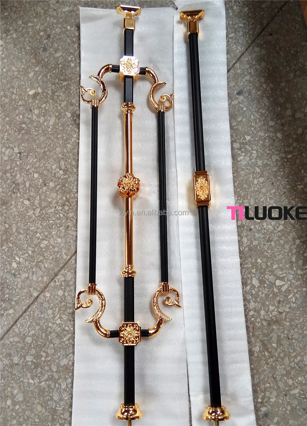 Modern Style Aluminum And Brass Gold Baluster - Buy Gold Baluster ...