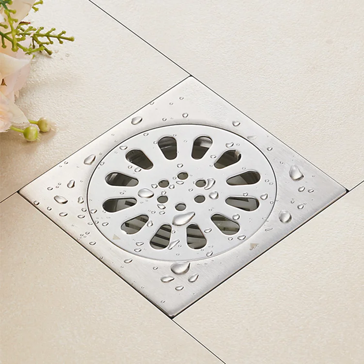 120mm Submarine Backflow Preventer SS Drainer Invisible Shower Channel Drains Stopper Adjustable Floor Drain Core