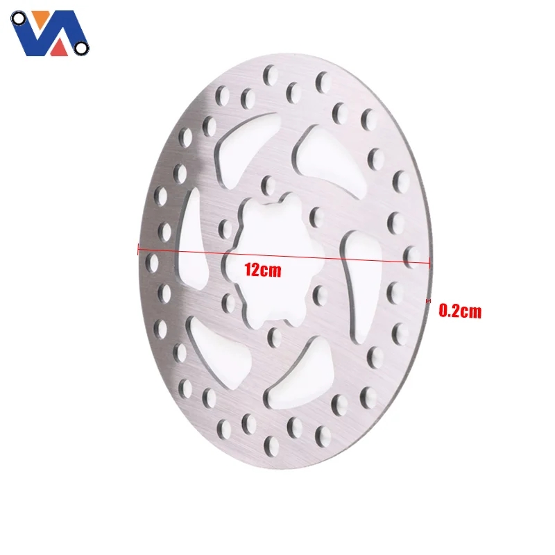 product 120mm 6 holes brake disc for kugoo  kukirin g2 pro electric scooter brake spare parts-6