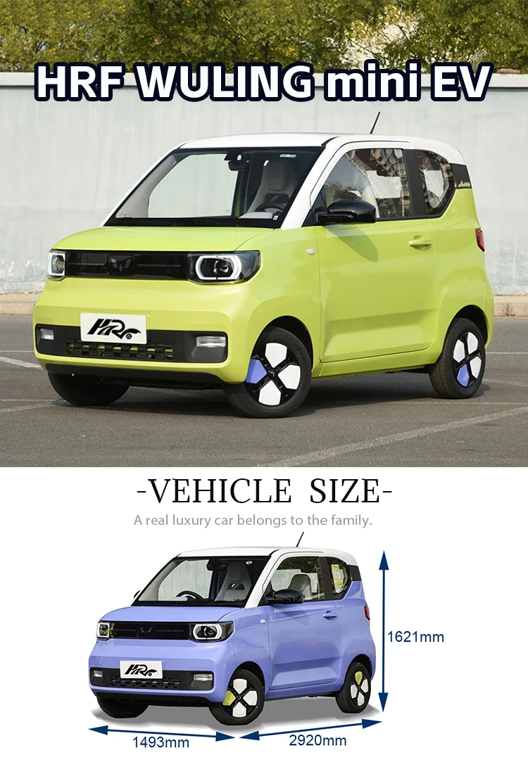 Small Wuling Mini Electric Car Ev New Energy Electric Car Made In China