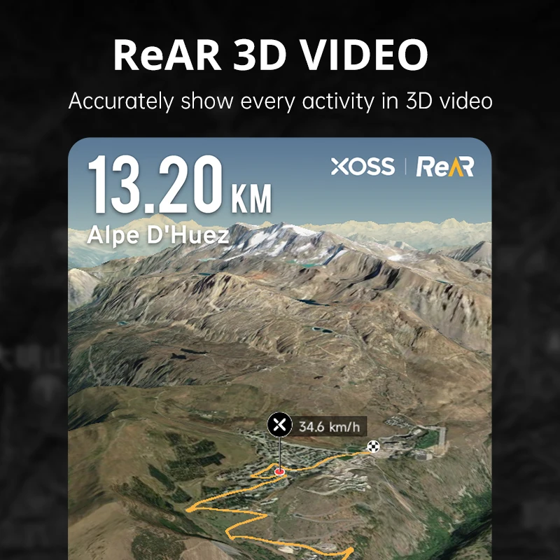 Беспроводной Велосипедный компьютер XOSS GPS-навигатор спидометр датчик ANT