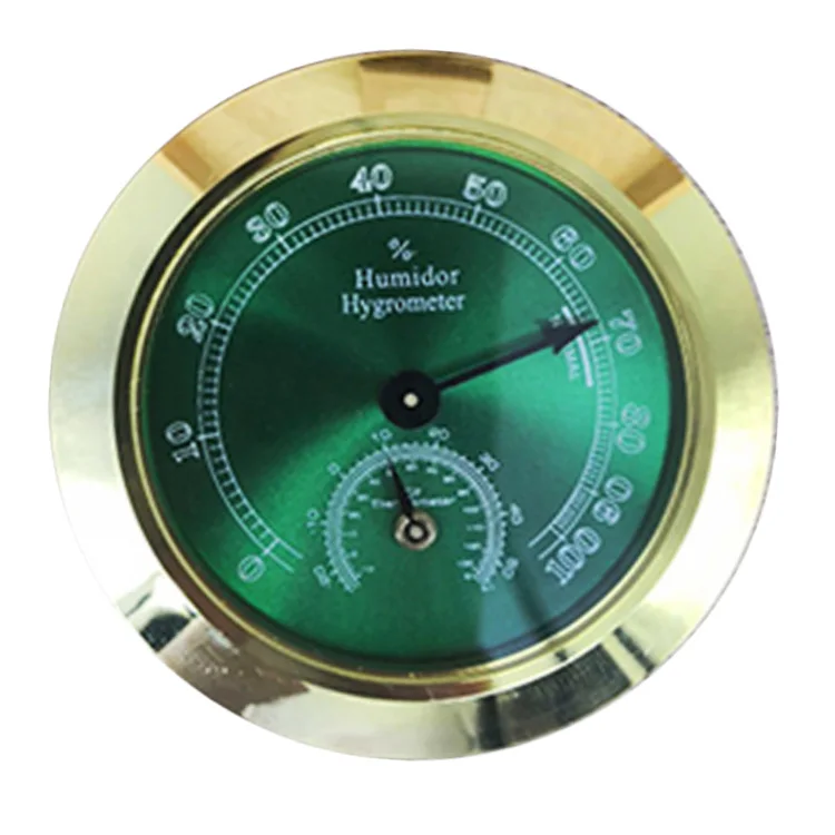 Front Digital Humidor Hygrometer Oasis Analog Gloss Parts Cigar Humidor Hygrometer