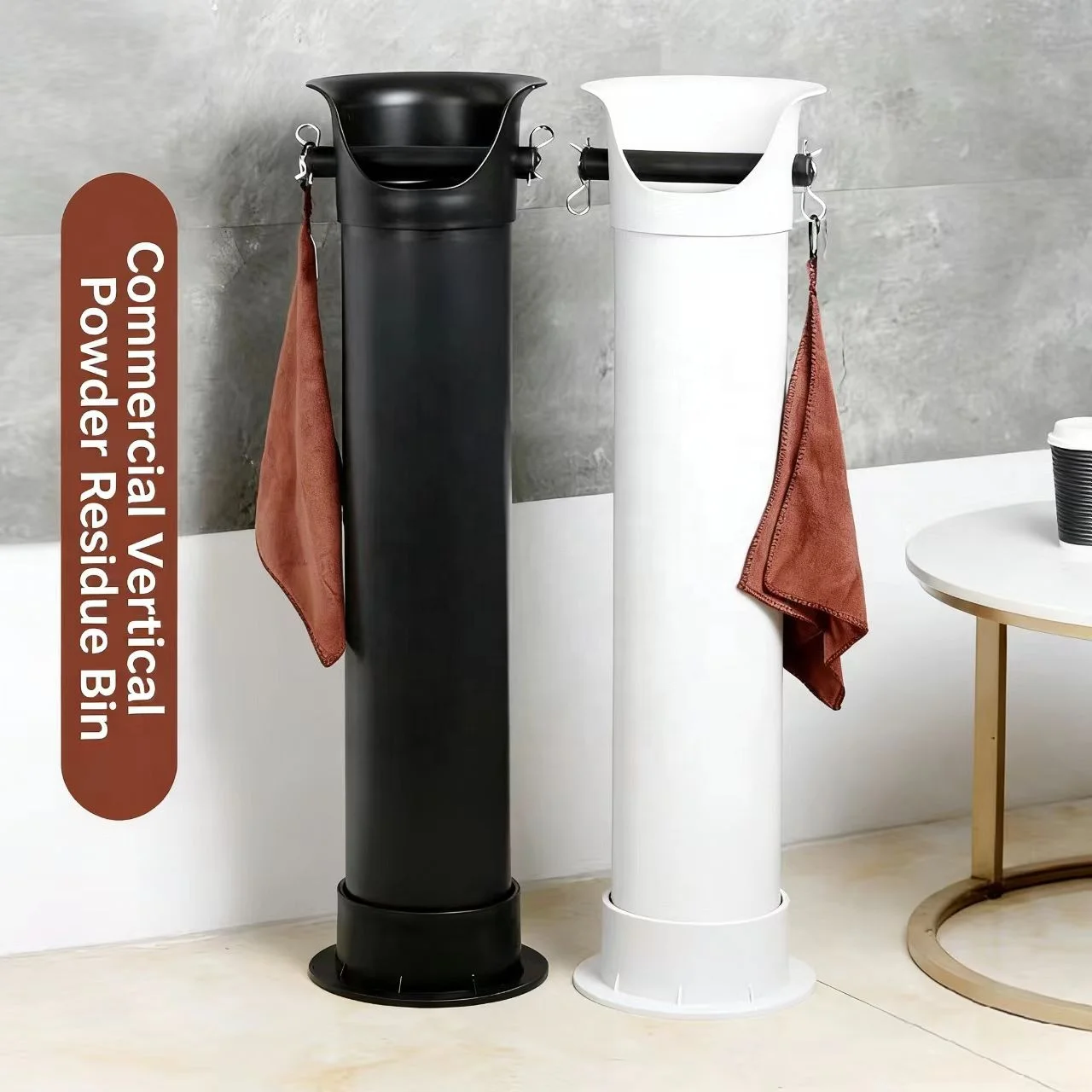 product espresso coffee knock box commercial knock box for espresso coffee grounds floor standing coffee knock box-14