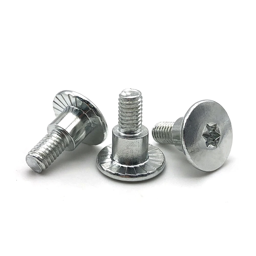 M2.5 m3 m4 m6 m8 thread 4mm 7mm flat torx head shoulder screw m5 4 40 unc shoulder screw