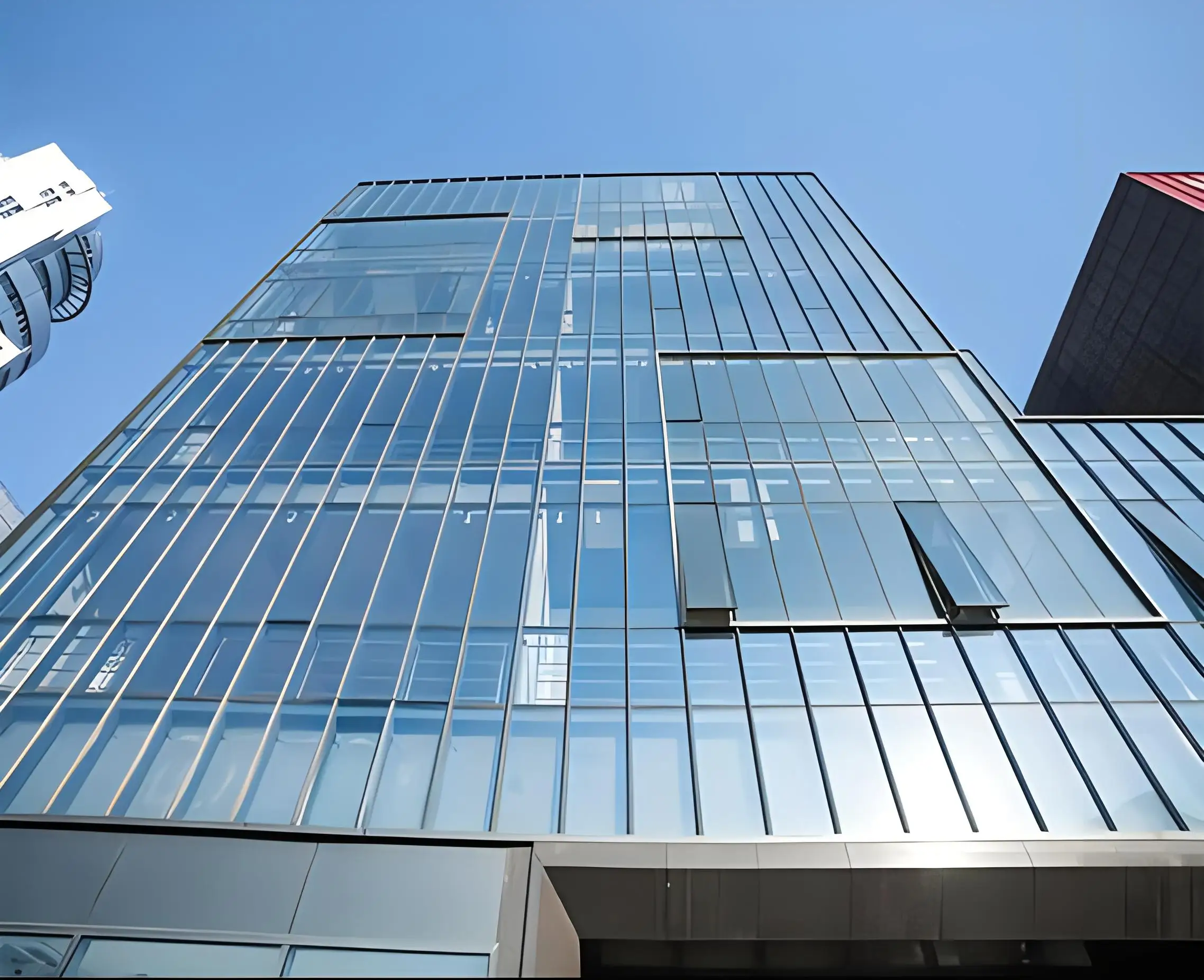 Double Triple Glazed Cladding Exterior Facade Unitized Stick Frame ...
