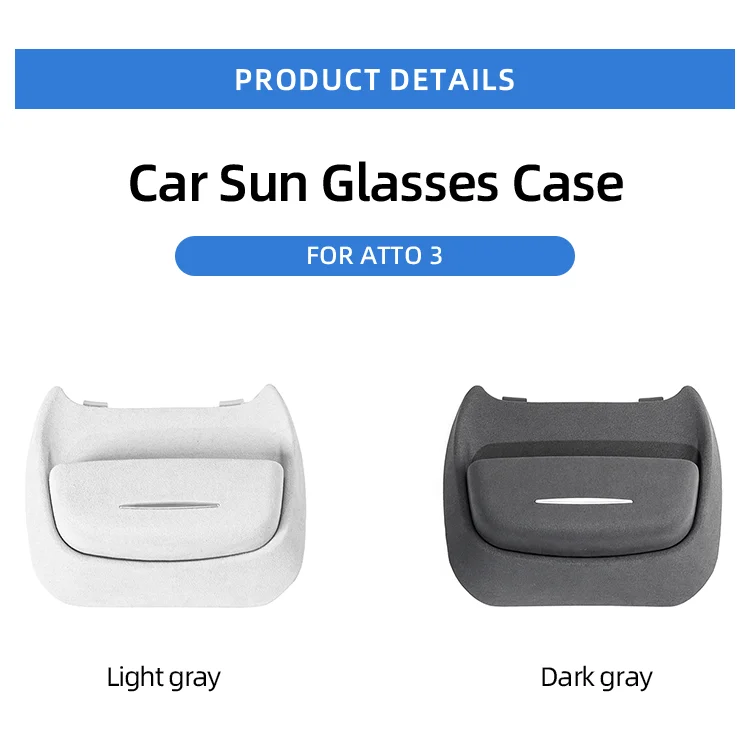 Atto3 Sunglasses Storage Clip Suede Material Car Glasses Case Car Sunglasses Package For BYD ATTO 3 Yuan Plus factory