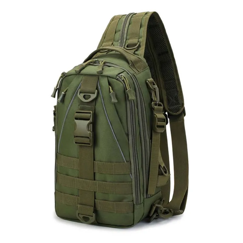 Retro Canvas Small Crossbody Backpack Shoulder Bag Camping Hunting Hiking Backpack Tactical Backpack