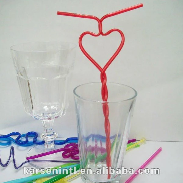 Lovers' Heart Straw