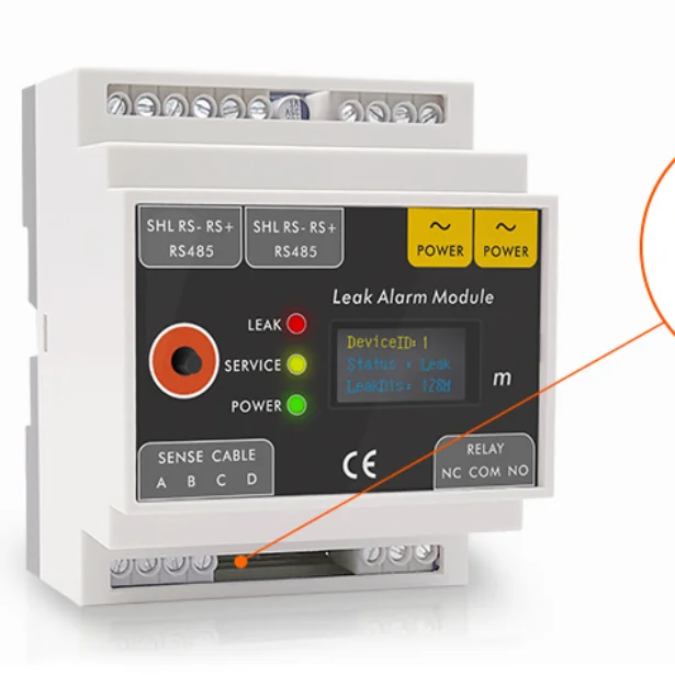 RS485 OUTPUT SMART PRECISE POSITIONING LOCATION WATER PIPE CABLE TYPE WATER LEAK DETECTOR