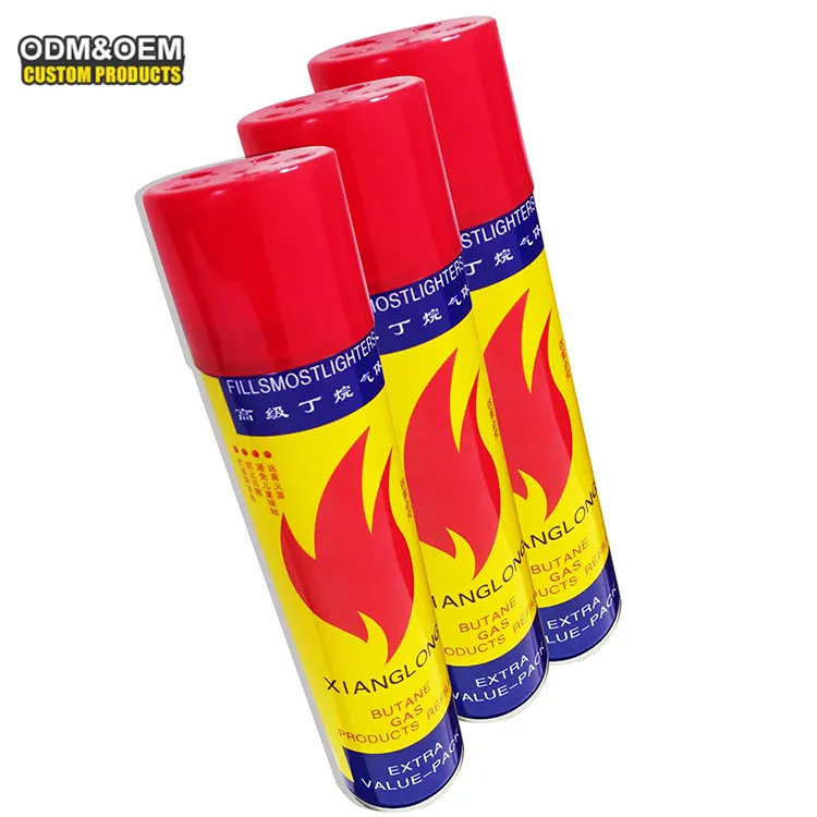 Universal Butane Gas Lighter Refill Custom Portable Butane Gas Refill Lighter Fuel