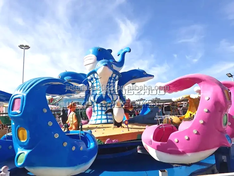 High quality amusement park water shooting game Fierce battle Shark Island rides for sale