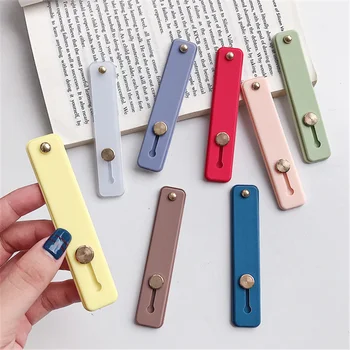 Wrist Band Hand Band Finger Grip Mobile Phone Holder Stand Push Pull Universal Car Phone Holder For Iphone 11