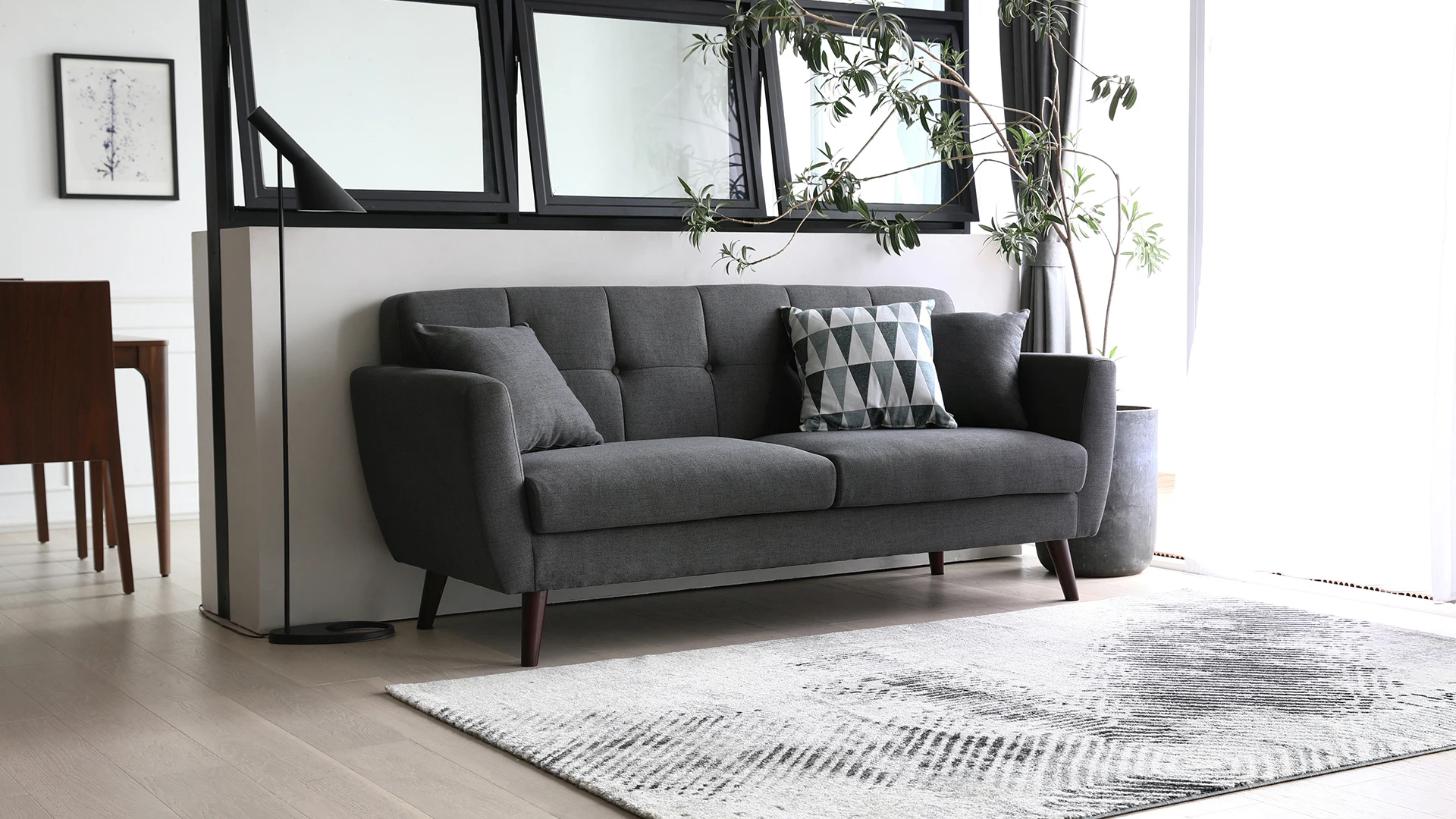Modern Fabric Sofa Oem Hot Selling Nordic Scandinavian Home Armonia ...
