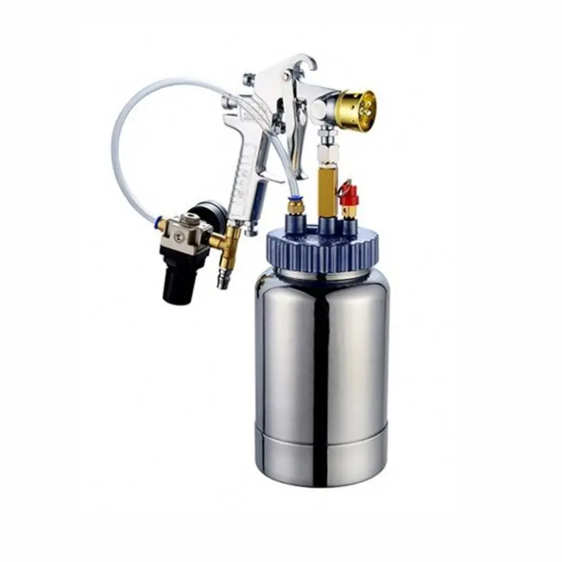 TEBAK NEW 2L Pressure Tank Sprayer Multi-colour Paint Water-in-water Spray Gun Latex Paint Spray Gun 2.5/3.0/3.5/4.0mm