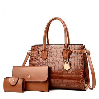 New designer High quality 3pcs in 1set women handbags manufacturer 2021 Fashion handbags for women sets