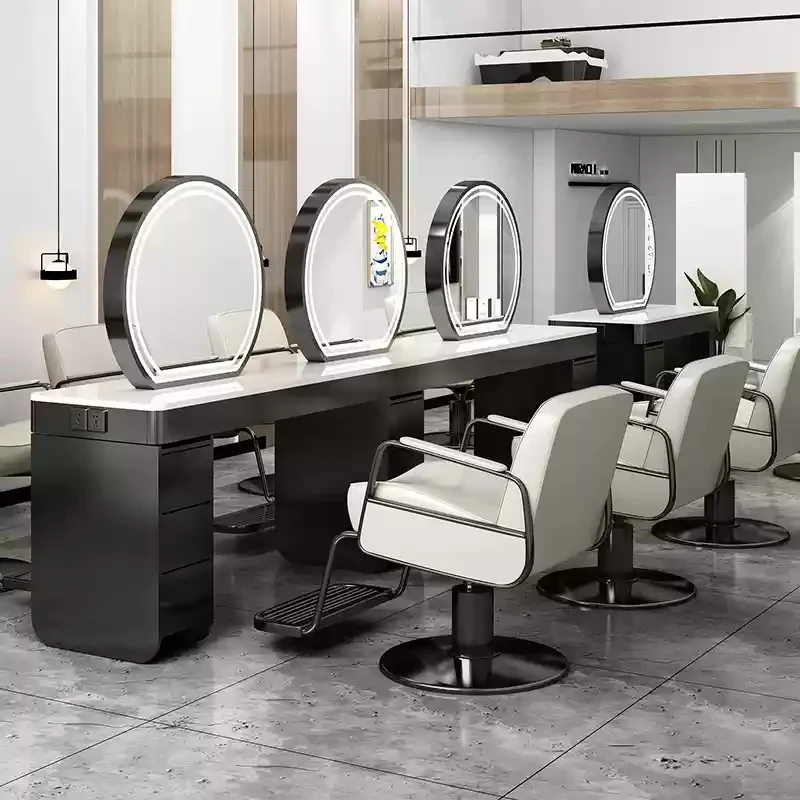 Double Sided Salon Salon Stations For Sale Yicheng Wholesale Hair