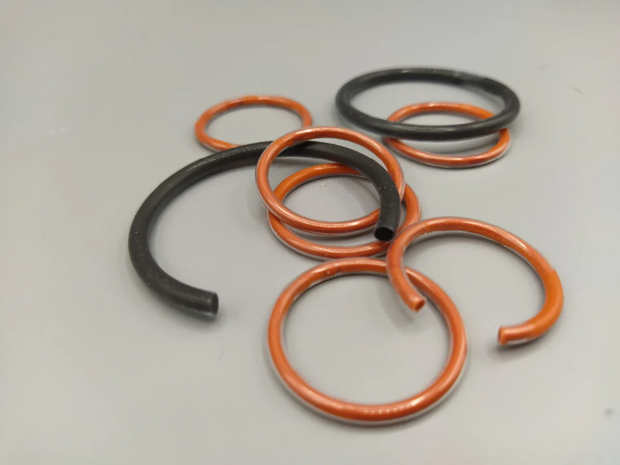 PTFE Encapsulate Oring PFA FEP O Ring Coating FKM Rubber