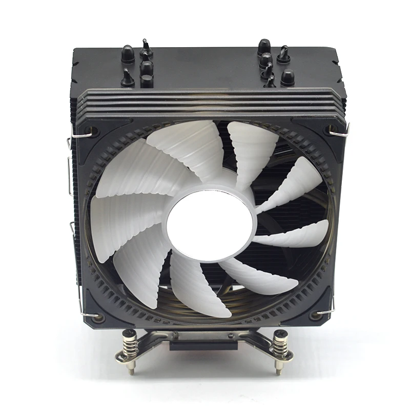Охлаждающий вентилятор для ЦП с воздушным охлаждением ARGB 120 мм, бесшумный Большой кулер с 6 тепловыми трубками и медной трубкой