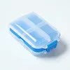 Transparent shell blue edge