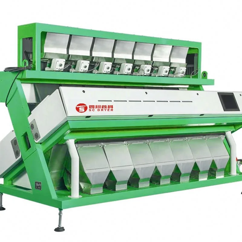 Small Scale Chili Pepper Powder Making Machines Spicy Dry Cleaning Color Sorting Machines