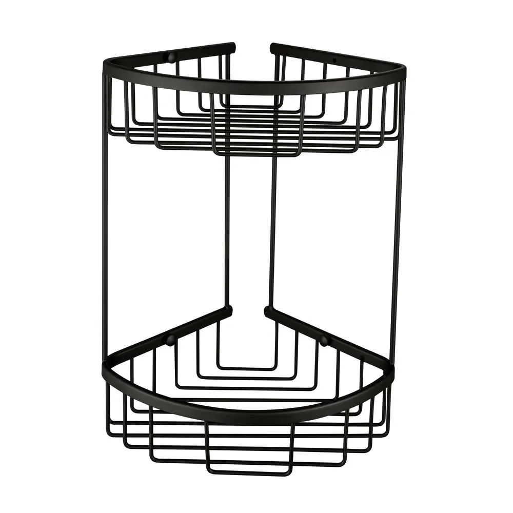 High Quality Bathroom Corner Shelf Brass Wall Mounted Bathroom