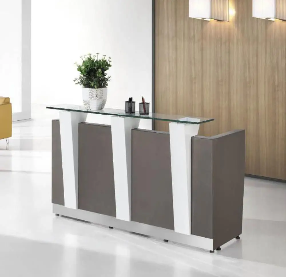 White Modern Big Hotel Salon Shop Reception 2020 The Hot Sale Glossy 