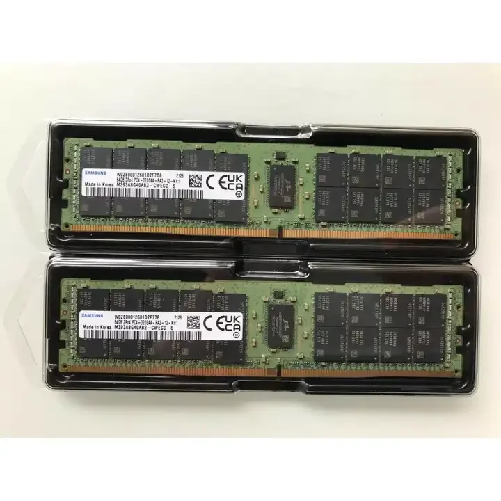 サムスンDDR4メモリRAM DDR4-3200用の新しいオリジナル64GB 2Rx4