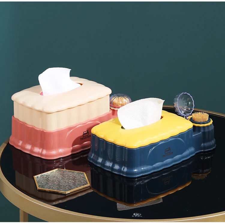 China Factory Promotion Square Customized Plastic Paper Car Tissue Box ...