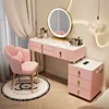 100 pink rock plate round mirror petal chair
