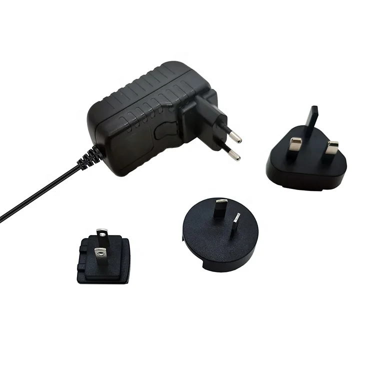 CKS New Interchangeable 9V2A DC Output Plug-in Adapter with Universal Connection